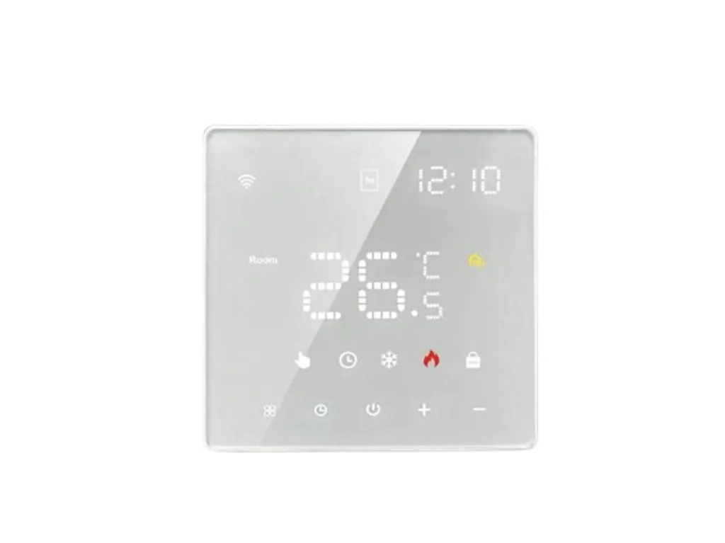Thermostat WiFi intelligent 3A blanc Tuya - Programmable et Tactile
