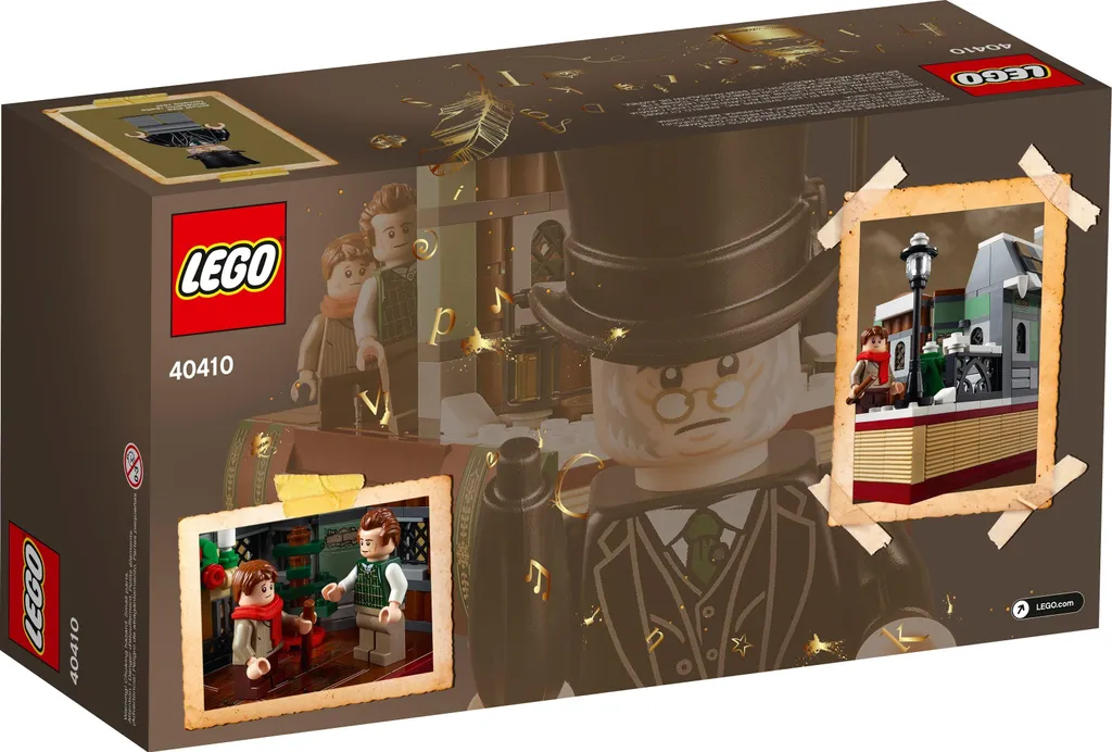 LEGO 40410 Hommage à Charles Dickens Set Noël exclusif avec figurines