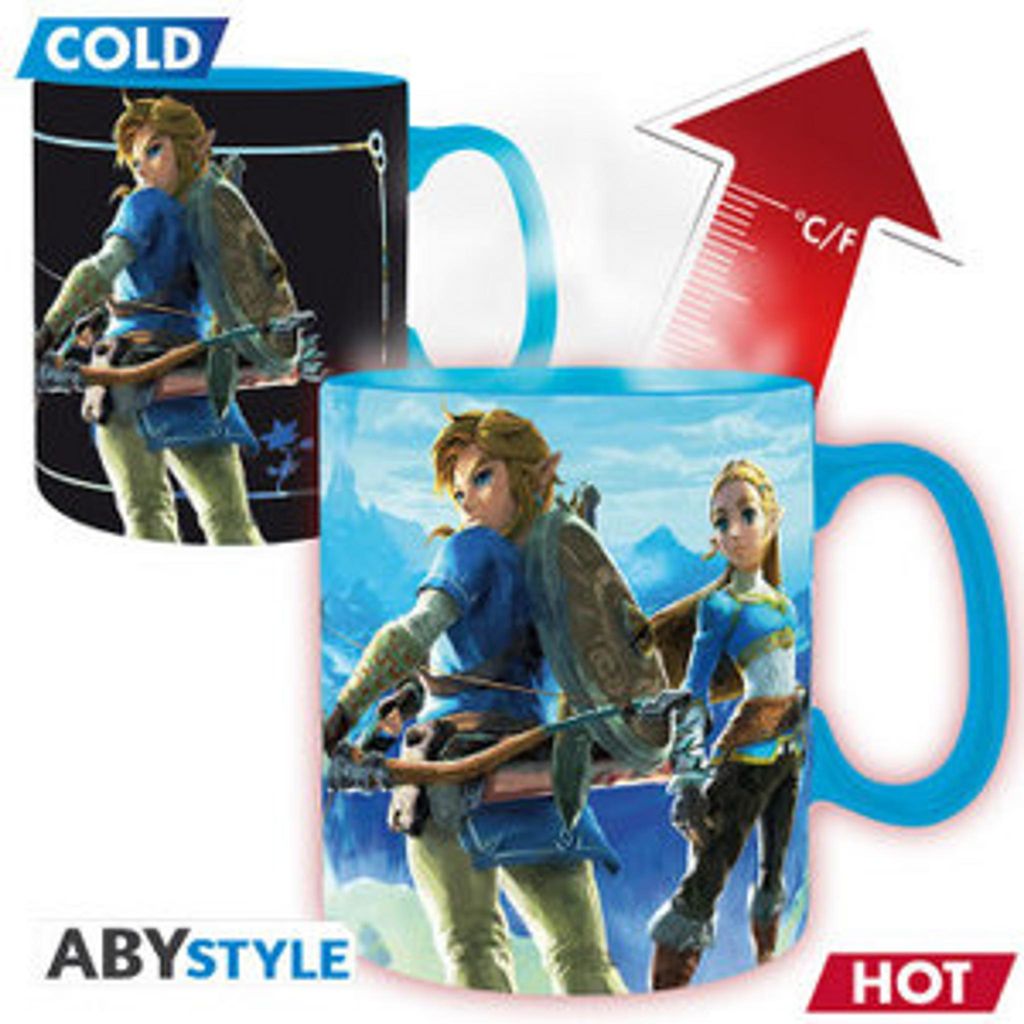 THE LEGEND OFZELDA - Mug Heat Change - 460ml -Breath theWild