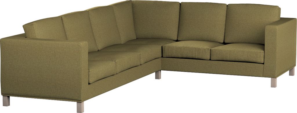 Dekoria Bezug für Karlanda Sofa Ecke links, olivgrün, 36cm x 30cm x 50cm
