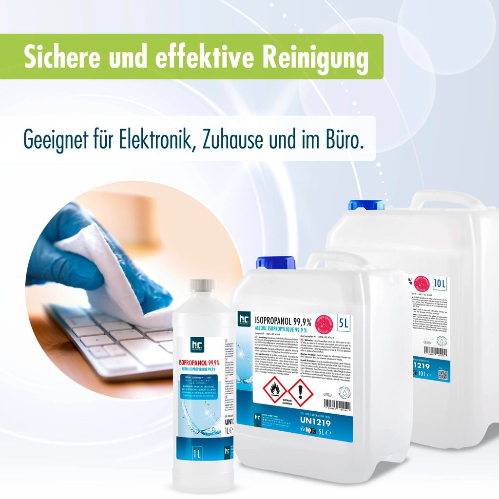 1 L Isopropanol 99,9% Lösungsmittel