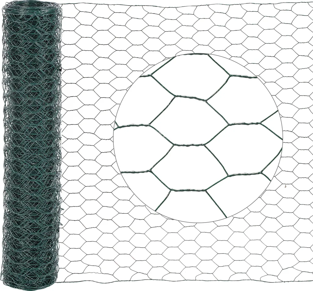 Rete Metallica per Voliera Aopunly 10m - Protezione Giardino Verde PVC