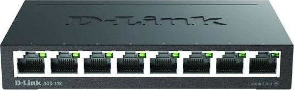 Switch DLIN 8 Ports Gigabit 10/100/1000 - Commutateur Réseau Non Géré