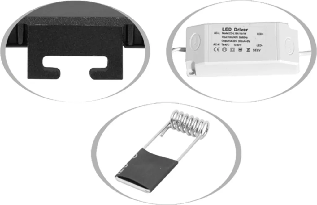 ECOPLANET RAFA LED 25W CCT Nero: Il Futuro dell'Incasso IP44 2260lm - 3