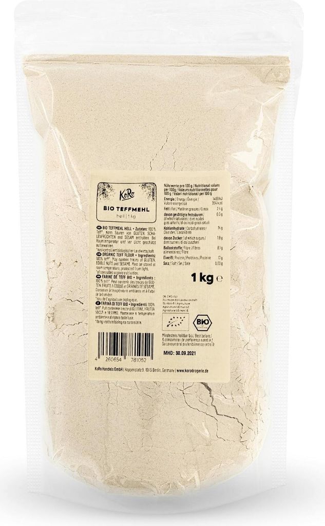 KoRo I Helles Teffmehl 1 kg