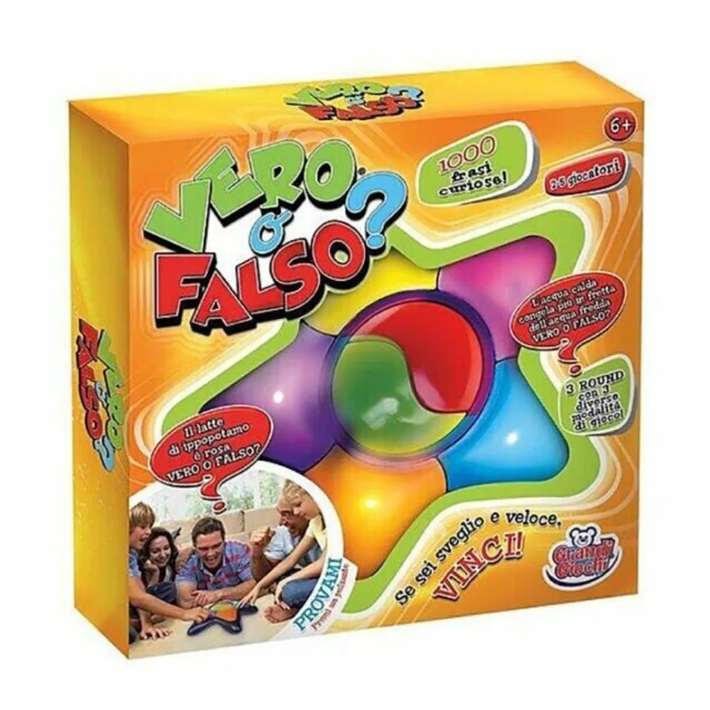Vero o Falso : Le Jeu de Société pour Apprendre sans s'Ennuyer à la Maison