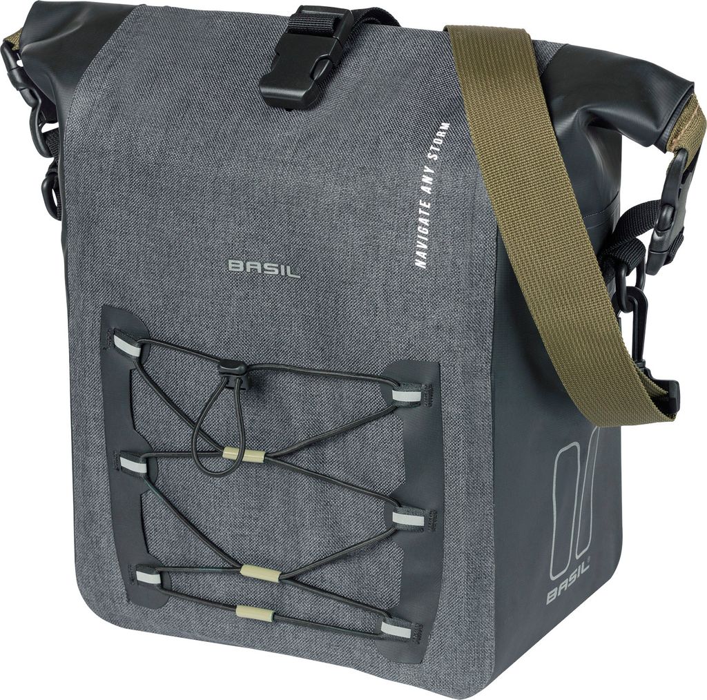 BASIL Fahrrad- Einzeltasche Navigator Storm MIK Studs M