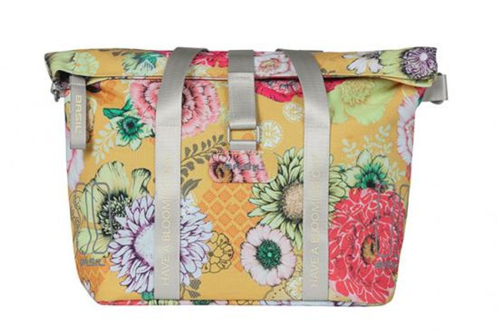 Basil Bloom Field sacoche double, 28-35L, honey yellow