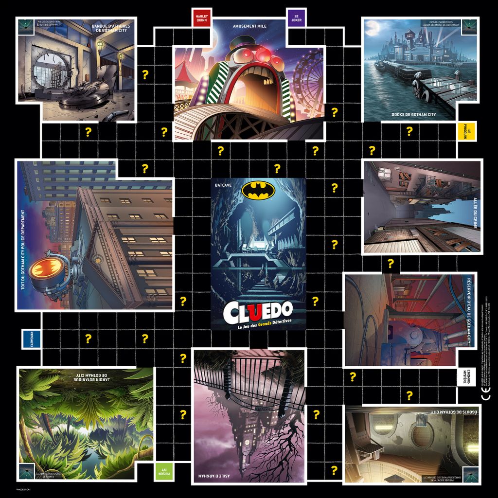 Cluedo Batman Edition Spiel Gesellschaftsspiel Brettspiel Produktbild 3