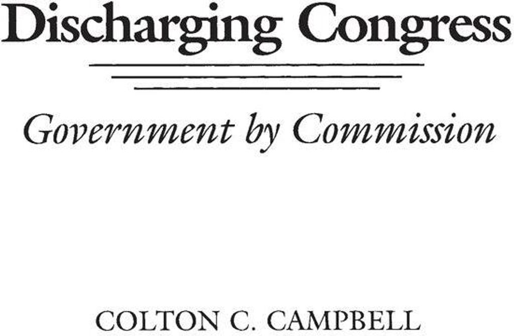 Discharging Congress