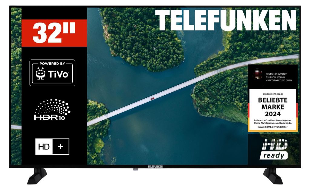 Telefunken XH32TP900S Fernseher 32 Zoll Smart TV powered by Produktbild 