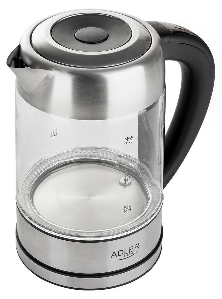 Adler AD 1247 NEW, 1,7 l, 2200 W, Oříšková, Nerezová ocel, Obrázek produktu 
