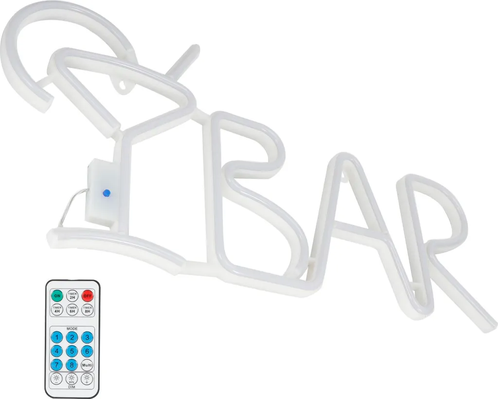Barre LED Rose pour Lettres Lumineuses avec Fixation Murale Amovible 30cm