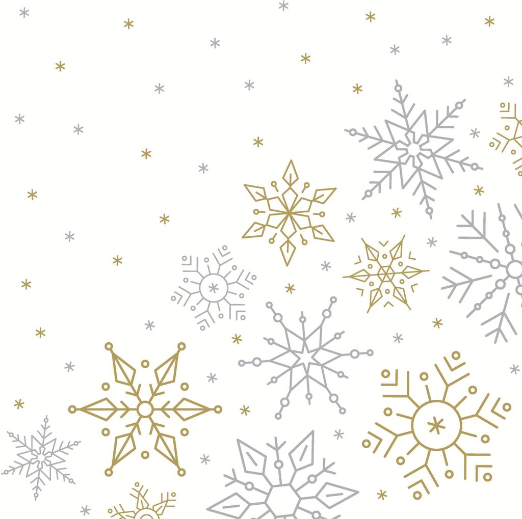 Paper + Design Glistering snow, Mehrfarbig, Papier, Muster, Produktbild 