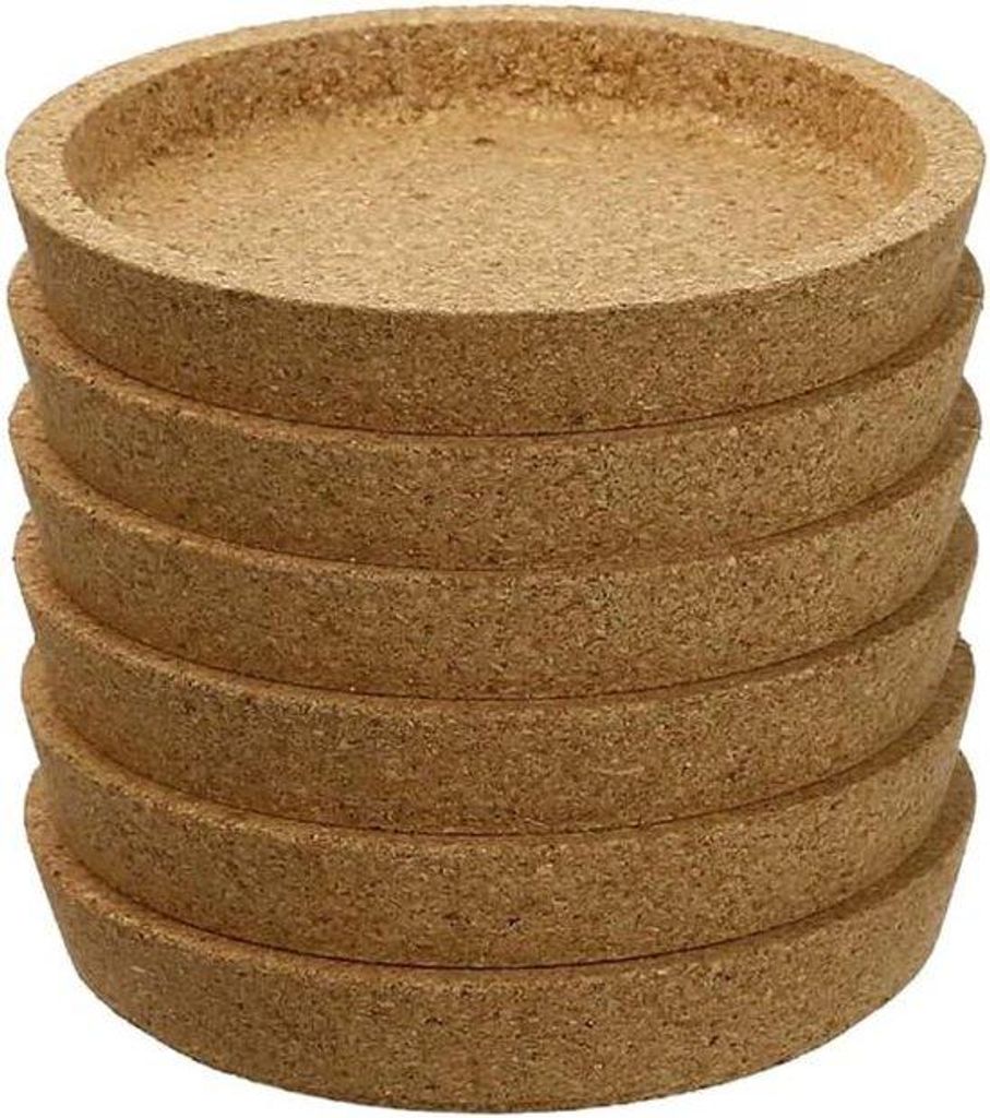 Korkstopfer - Stopfer für Gläser - 6 Stück - Naturfarbe - Kork