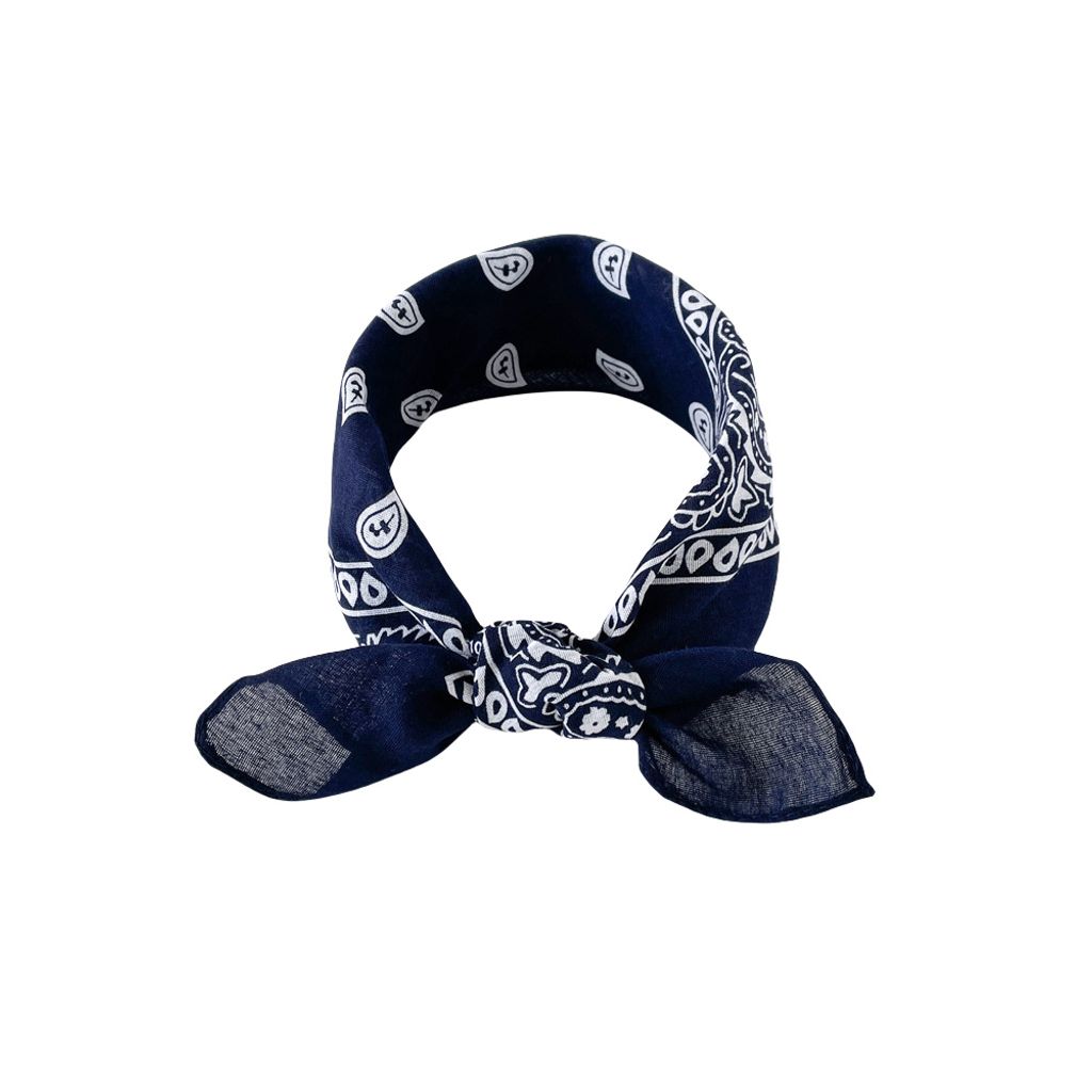 INF Stilvoller quadratischer Schal Navy blau