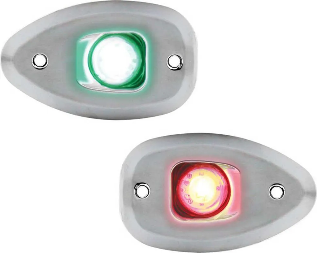 Feu de Navigation Affleurant Micro-LED Lalizas 112.5º Boîtier Blanc Robuste