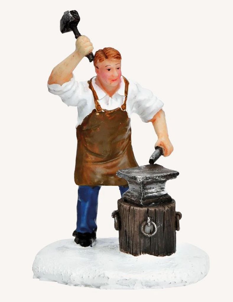Wurm Figur Weihnachtsdorf - Schmied