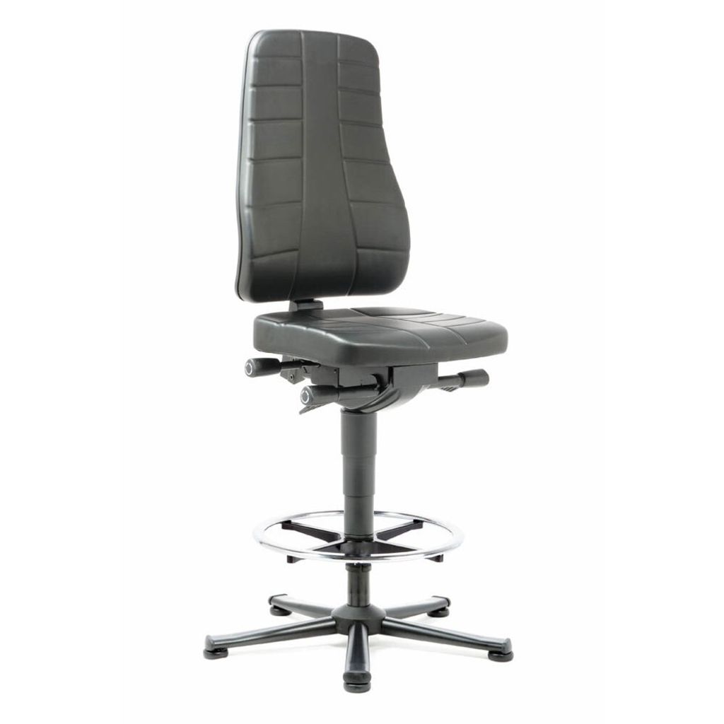bimos Arbeitsdrehstuhl All-In-One schwarz Kunstleder
