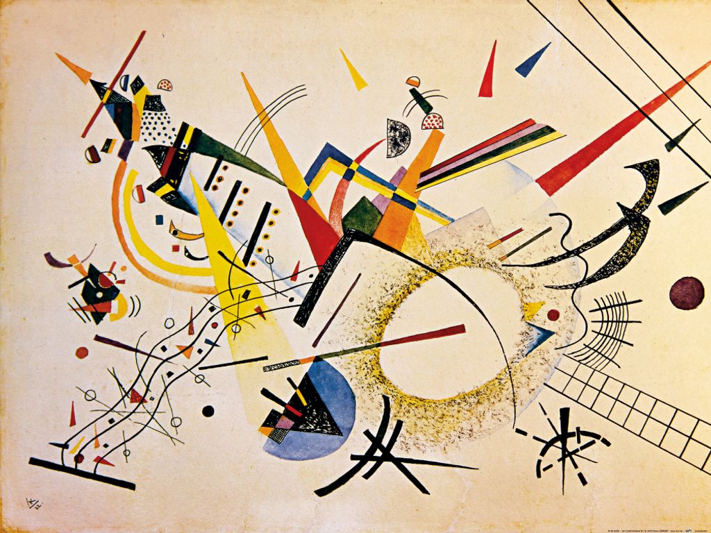 Wassily Kandinsky Kunstdruck Bild - Komposition, 1922 (60 x 80 cm)