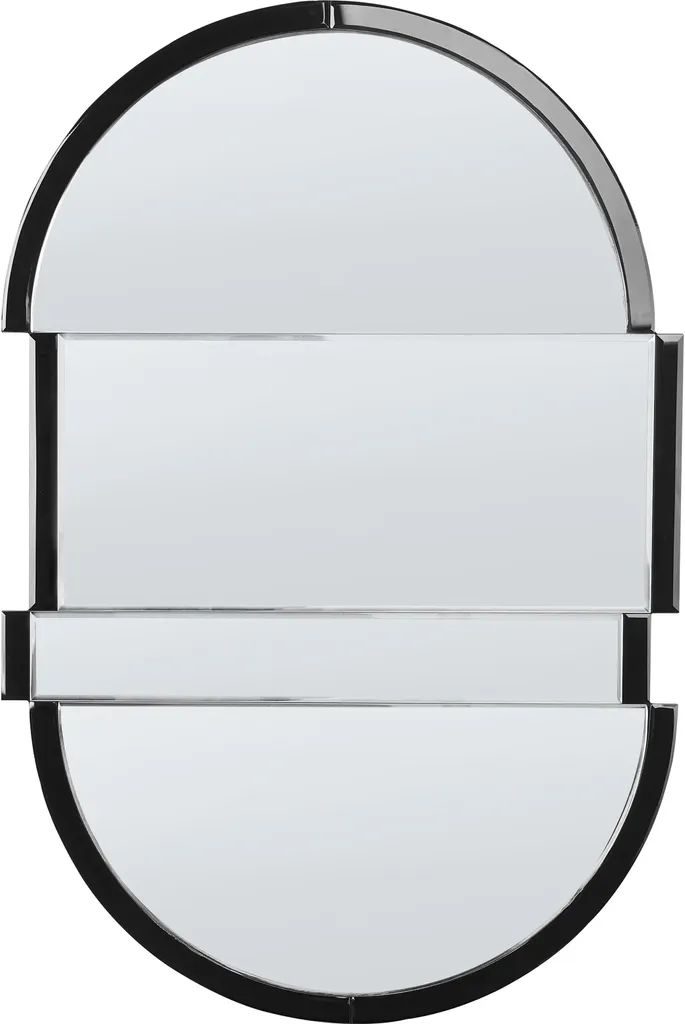 Miroir Mural Noir 60x90 cm pour Agrandir l'Espace et Décorer le Mur