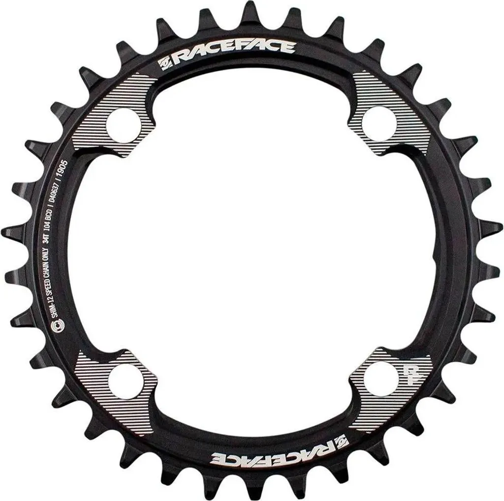 Plateau Race Face Single Narrow Wide 104x32 noir RNW104X32TSHI12BLK