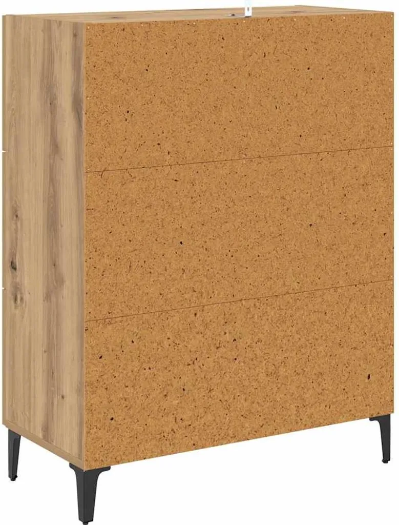 Credenza Industrial Artisan Rovere 69,5x90 | Mobile Multiuso Offerta Online - 8