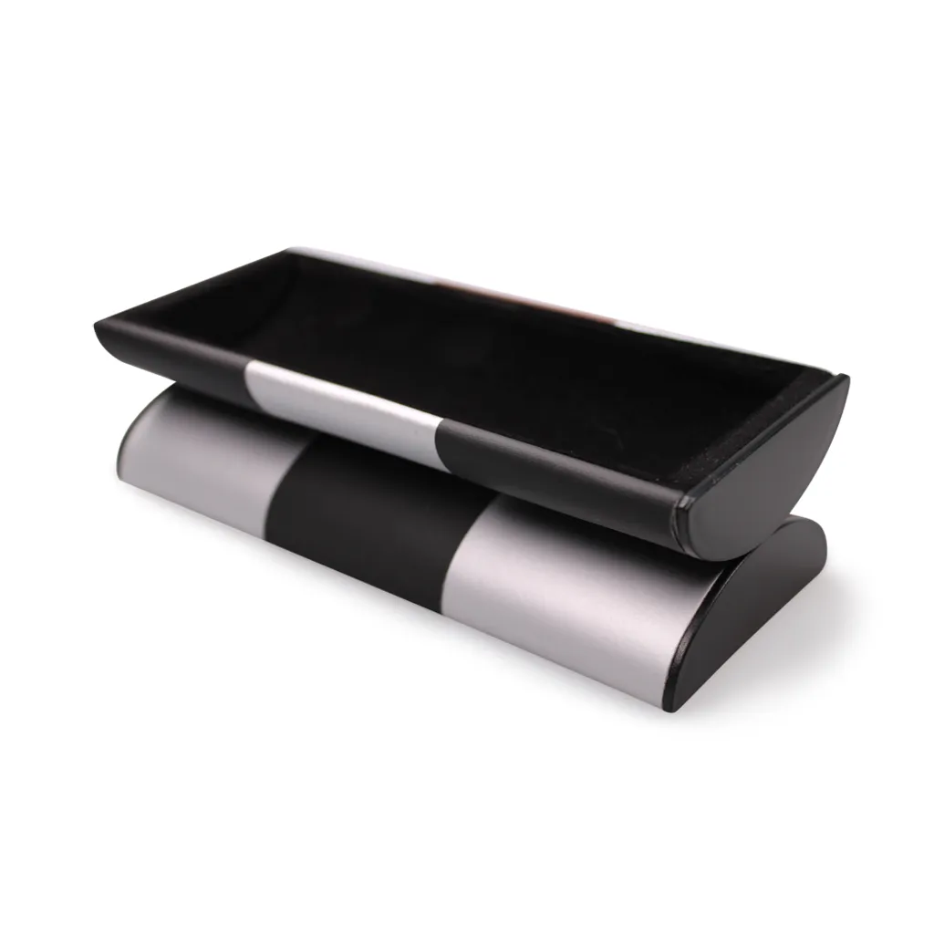 Brillenetui Metall Mit Satinbezug - Robustes Etui Mit Magnetverschluss