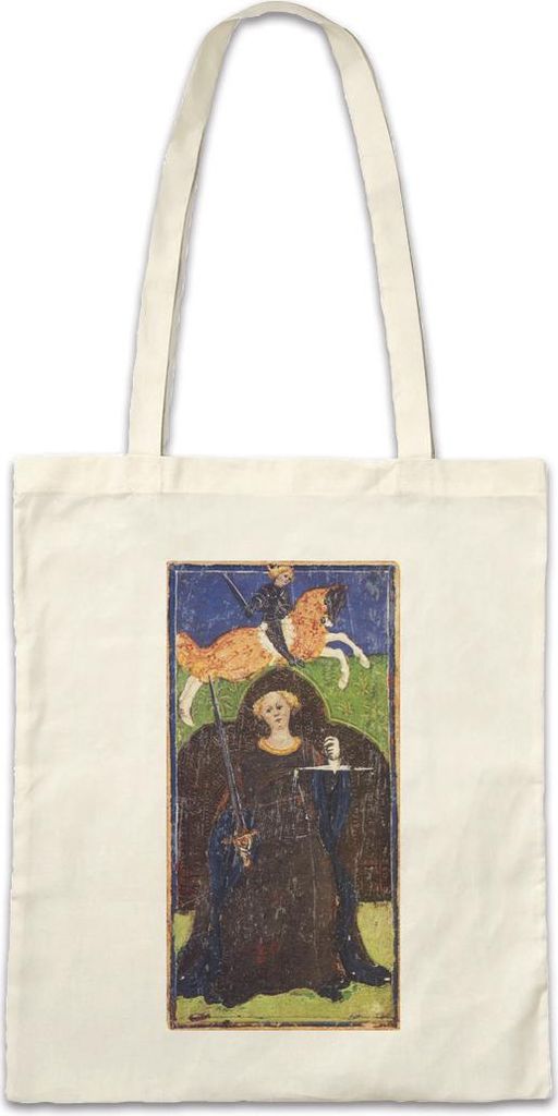 Urban Backwoods Tarot Arcanum Justice, Stofftasche, Farbe: Beige