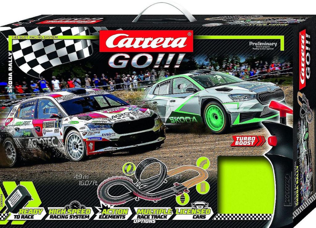 Carrera GO 62584 Škoda Rallye-Rennstrecke Produktbild 