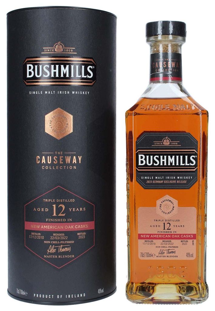 Bushmills 12 Jahre - The Causeway Collection - New American Produktbild 