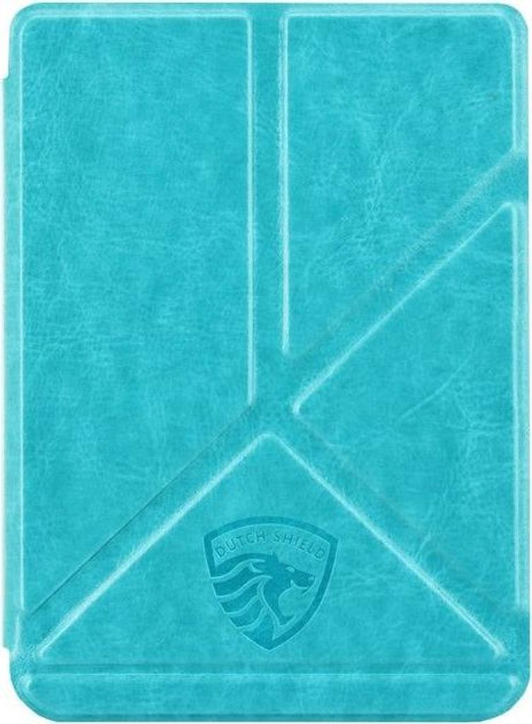 Dutch Shield - Origami Case Hülle für das Tolino Shine 4 Ebook - Klapphülle Ereader Schutzhülle Cover Türkis
