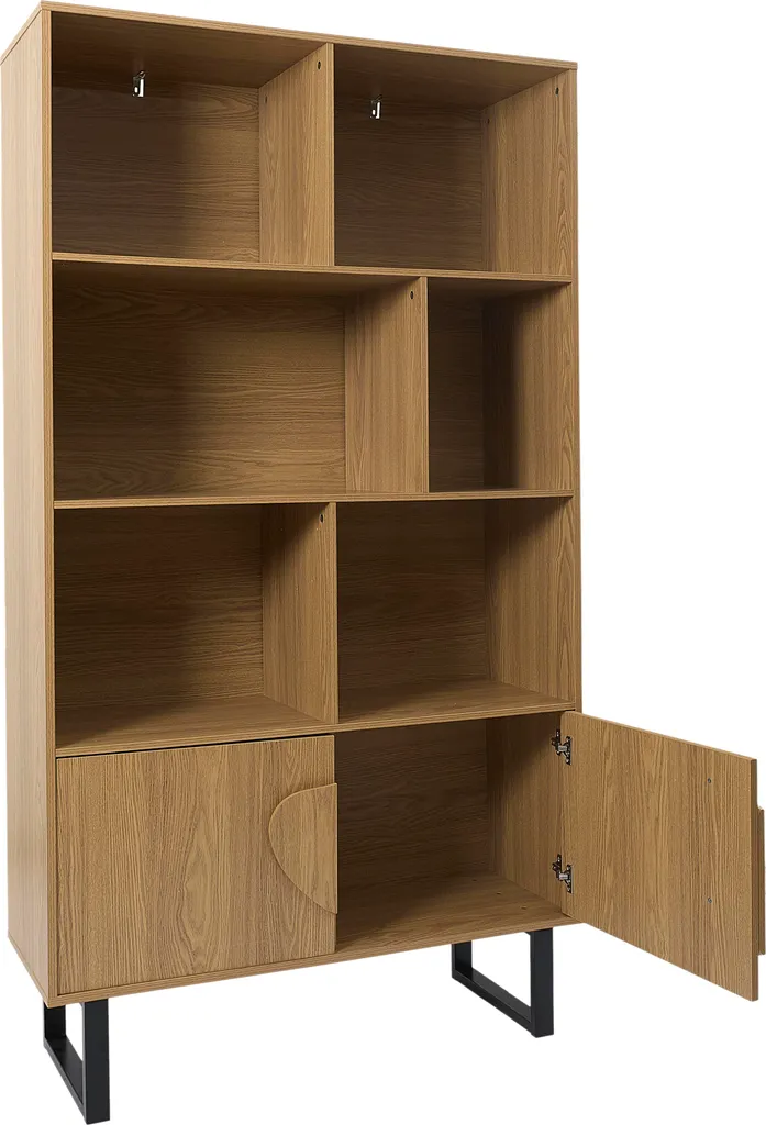 Bibliothèque Calypso design asymétrique étagères modulables - 6