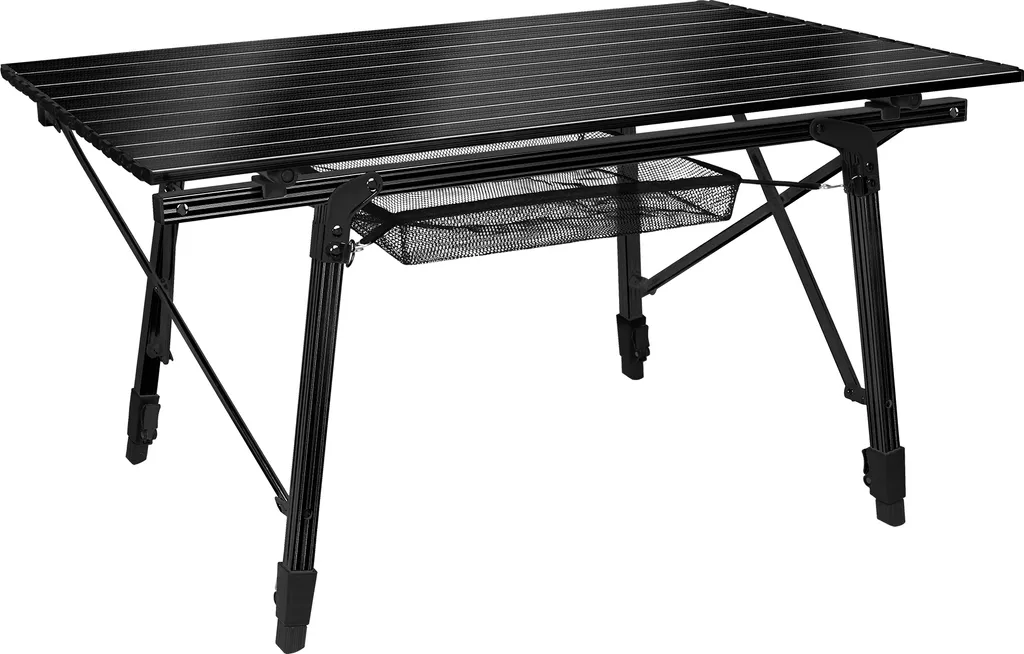 Table pliante de camping stable et compacte avec hauteur réglable - 14