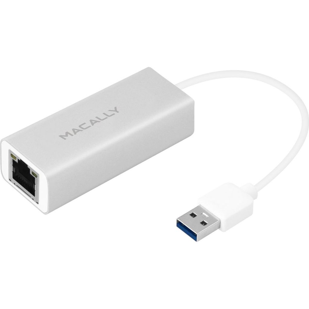 Macally U3GBA, Kabelgebunden, USB, Ethernet, Grau Produktbild 