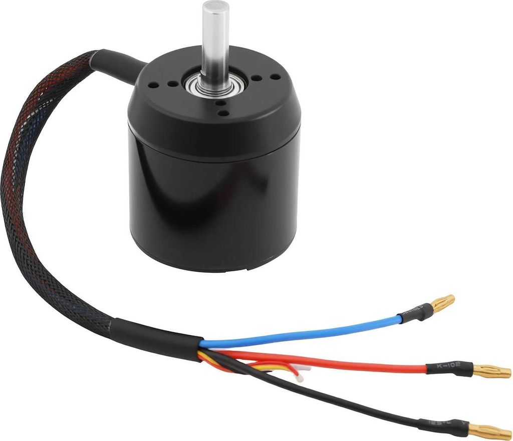 C6374 - Bürstenloser Motor für Elektro-Skateboard - Leistung 2300 W - KV 170 - 18–50 V - 80 A - Aluminiumlegierung - Schwarz