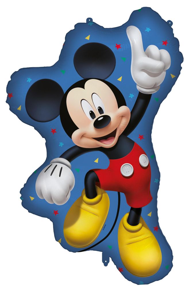 Micky Maus Körper Folienballon 97 x 60 cm Produktbild 
