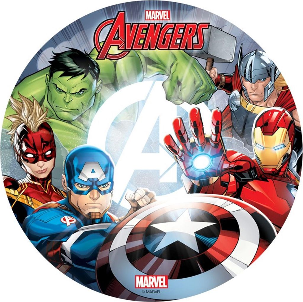 dekora - Avengers Essbare Oblate - Dekoration Für Produktbild 