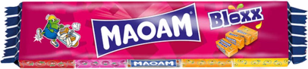 Maoam Bloxx 10x5 bonbons à mâcher emballés individuellement Image du produit 