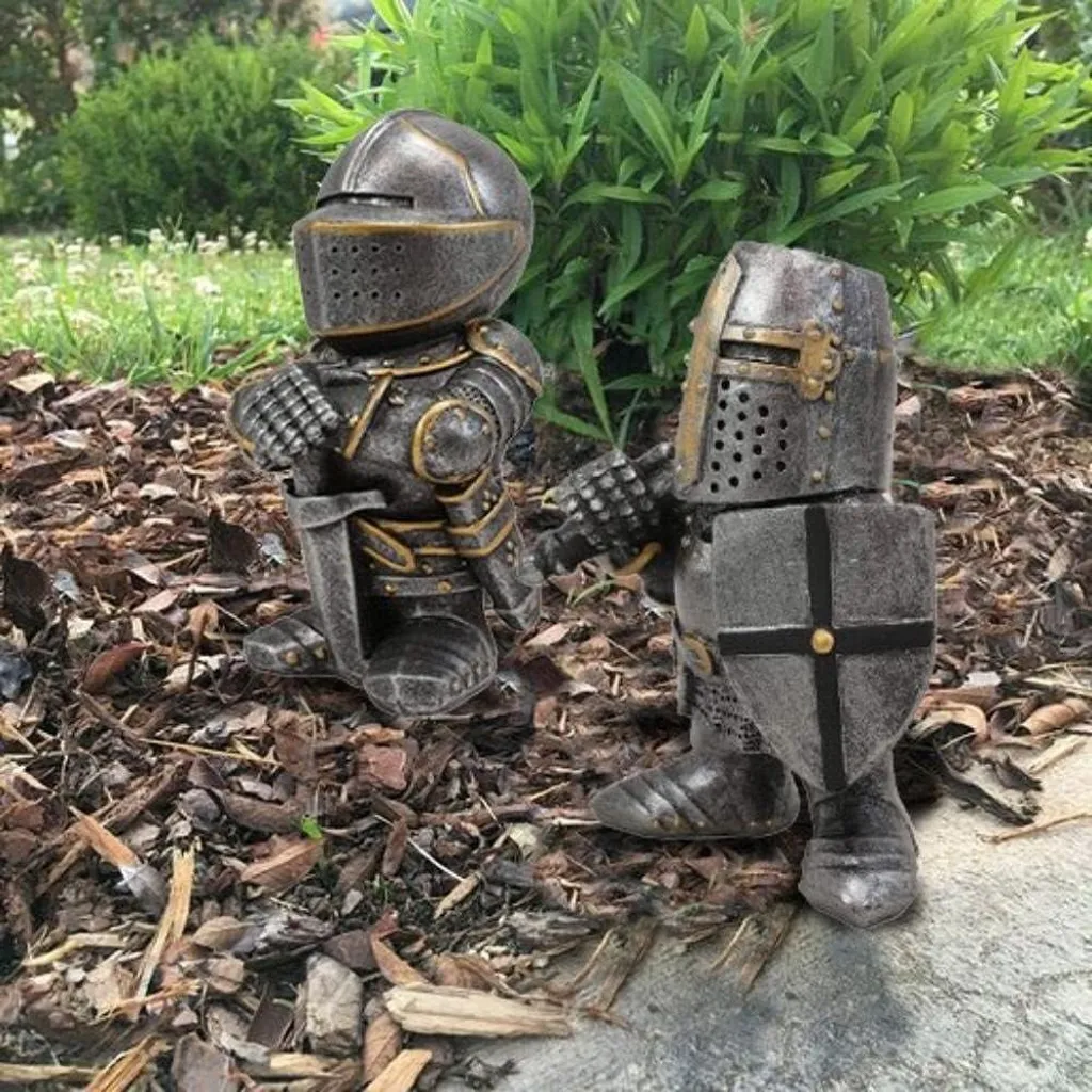 Statue de jardin sprite décorative en résine 30cm pour extérieur chic