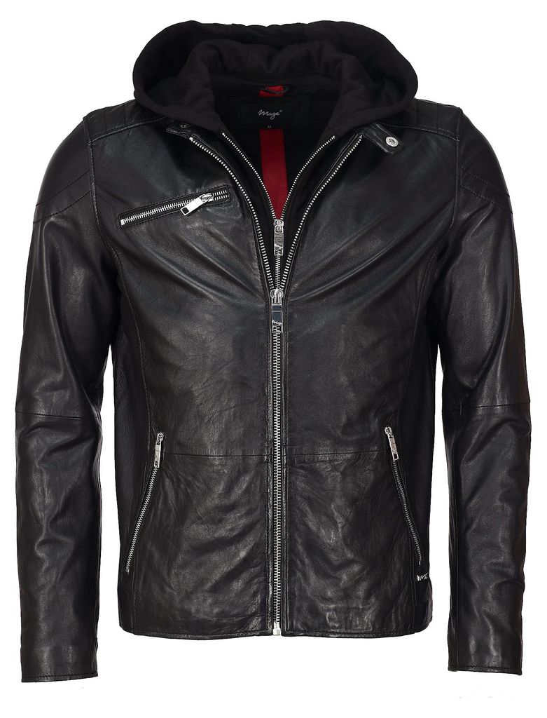 Maze Lederjacke 42020522 Herren black XL