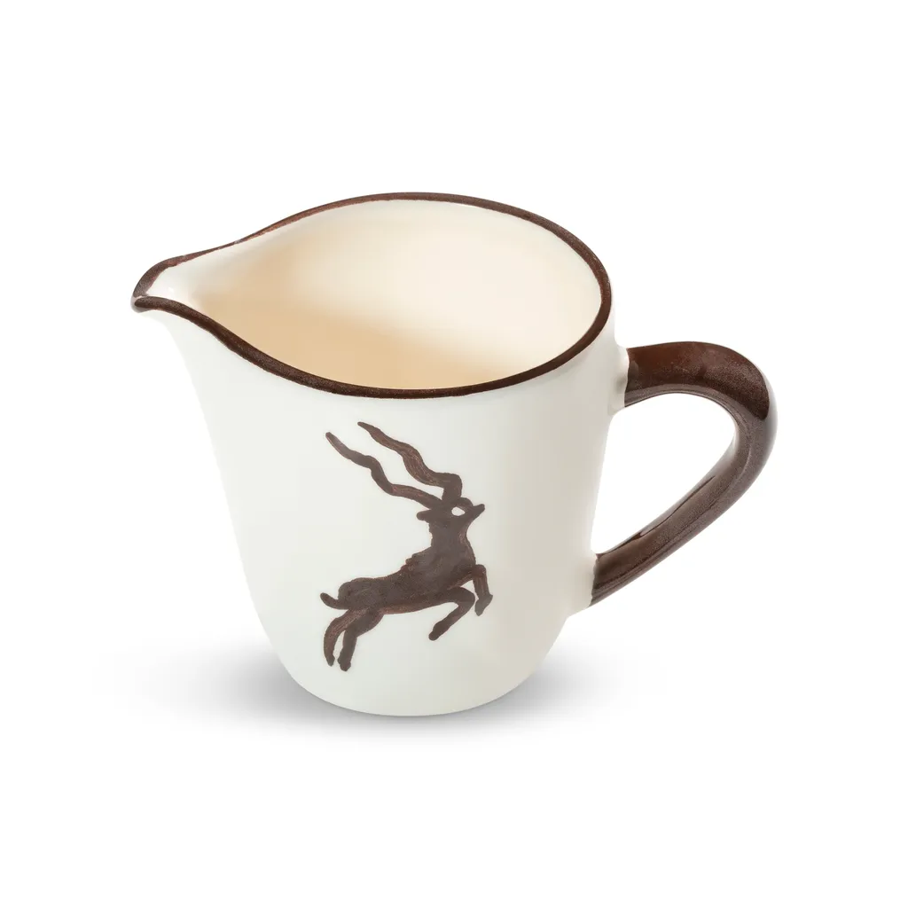 Crémière Anti-Goutte 0,2L en Céramique Durable Brauner Kudu