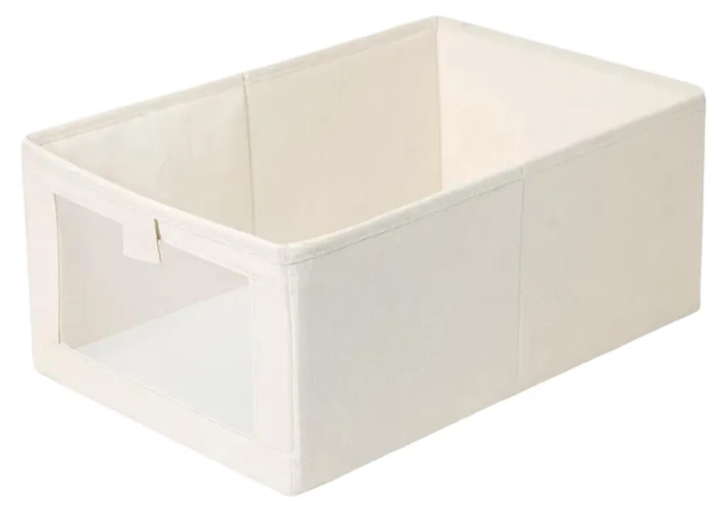 Organisateur de placard en tissu pour linge de lit et vêtements d'hiver