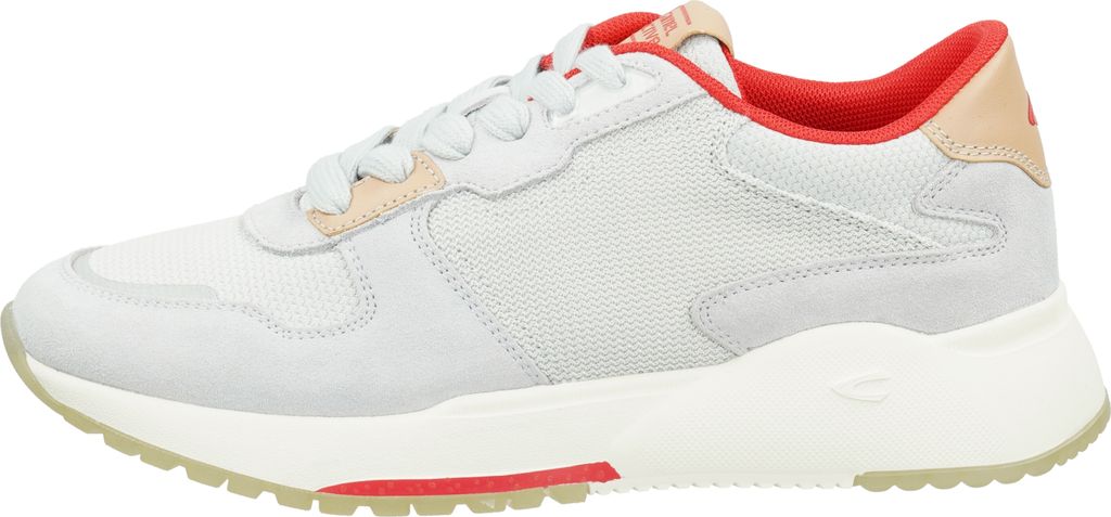 Camel Active Sneaker Ramble - Hellgrau Leder Größe: 36 Normal