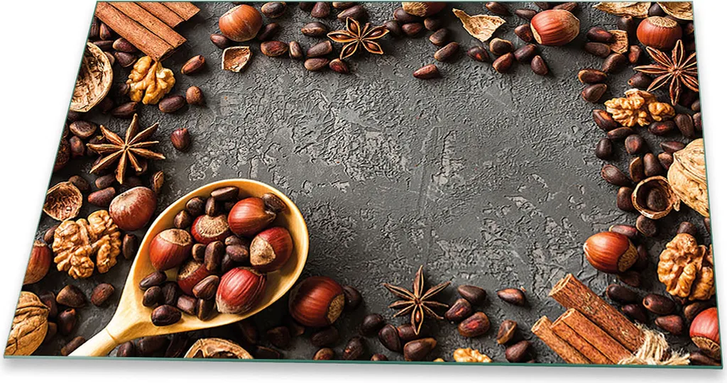 Copri Piano Induzione 80x52 Vetro - Decorazione Cucina Spezie