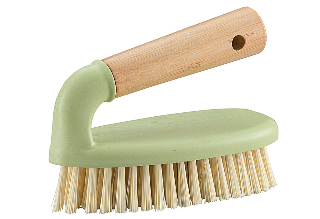 haug bürsten 46706 Scheuerbürste Bamboo mit Bügel, grün/natur
