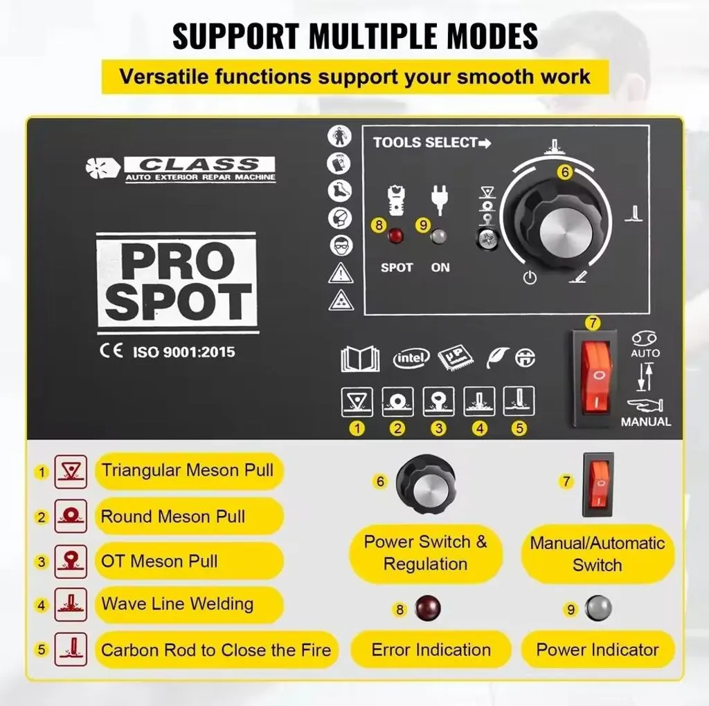 Poste de soudure par points 5 modes, courant 3500A haute performance - 2