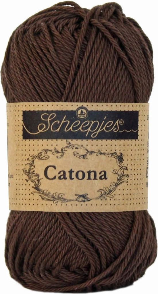 Scheepjes Catona 50g (162) - Black Coffee