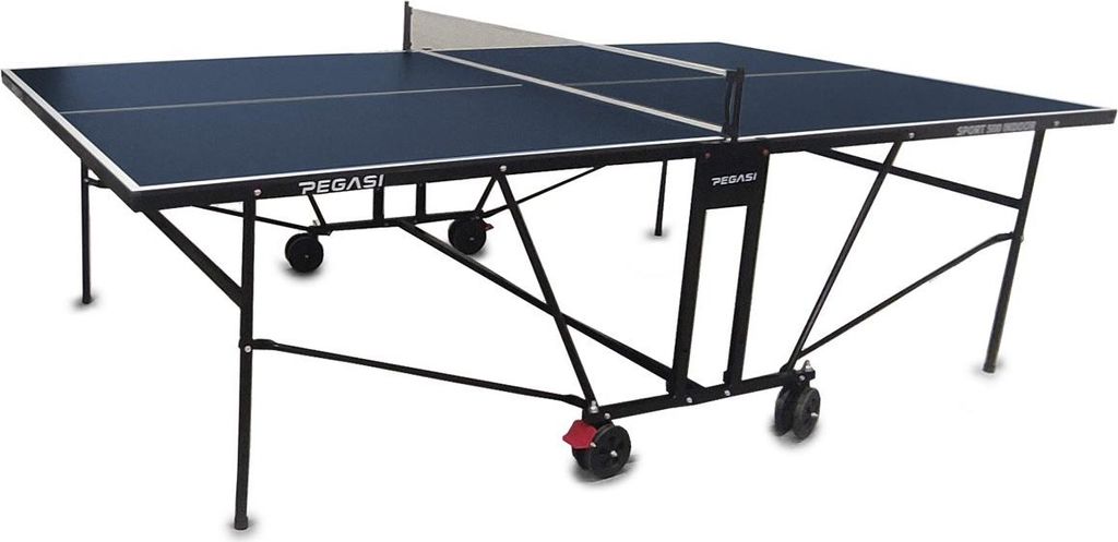 Pegasi Tischtennisplatte 500 - Tischtennisplatte Indoor - Faltbare Tischtennistisch - Klappbar - Original Tischtennistisch - Mit Rädern - Beweglic...