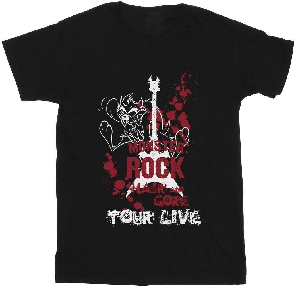Looney Tunes - "Monster Rock" T-Shirt für Herren BI36642 (4XL) (Schwarz)